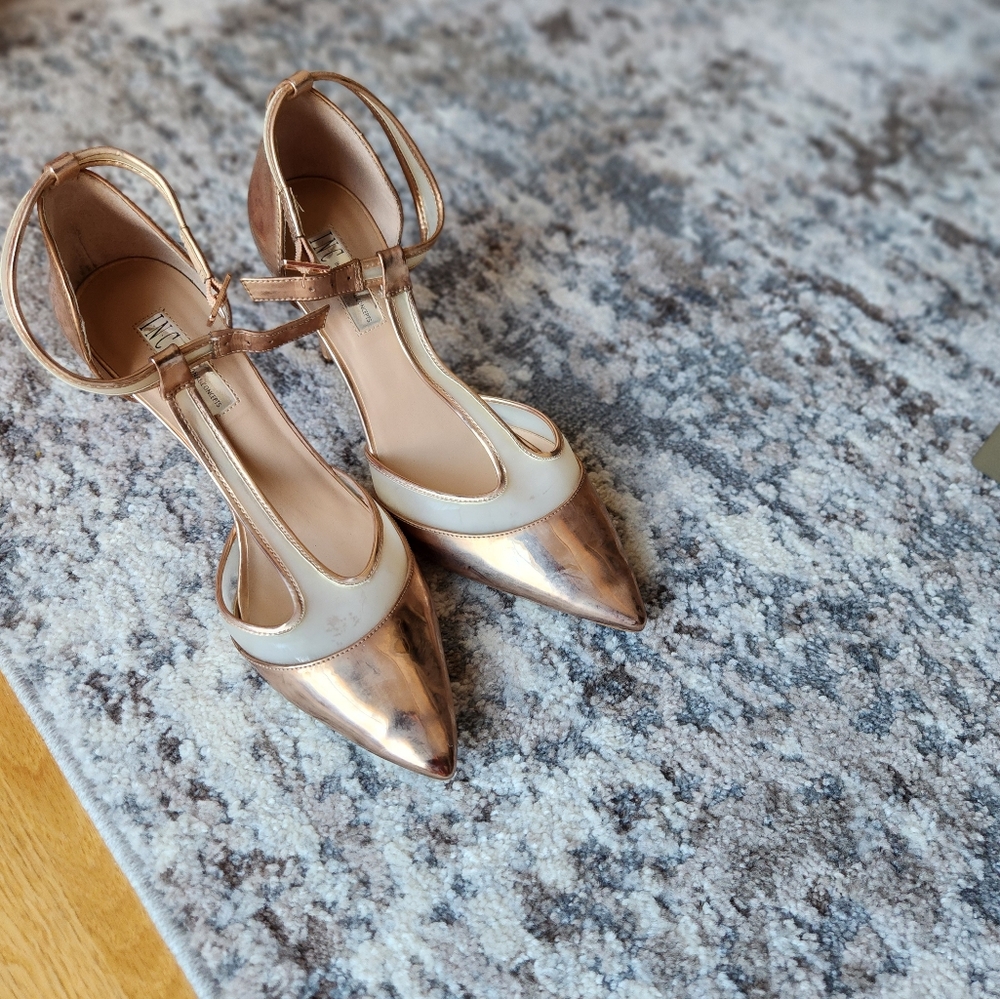 INC Elegant Metallic Rose Gold Women's Shoes Size 11